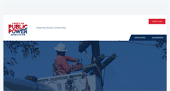 Desktop Screenshot of careers.publicpower.org